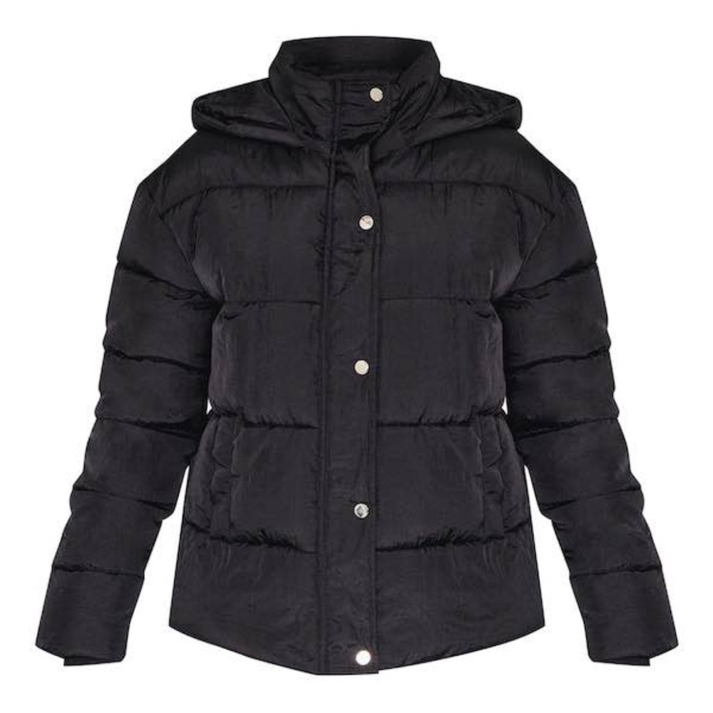 PrettyLittleThing Black Puffer Jacket